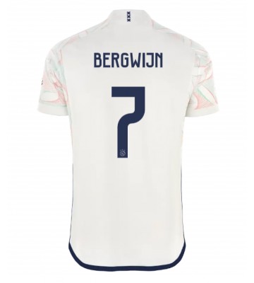 Ajax Steven Bergwijn #7 Replika Udebanetrøje 2023-24 Kortærmet